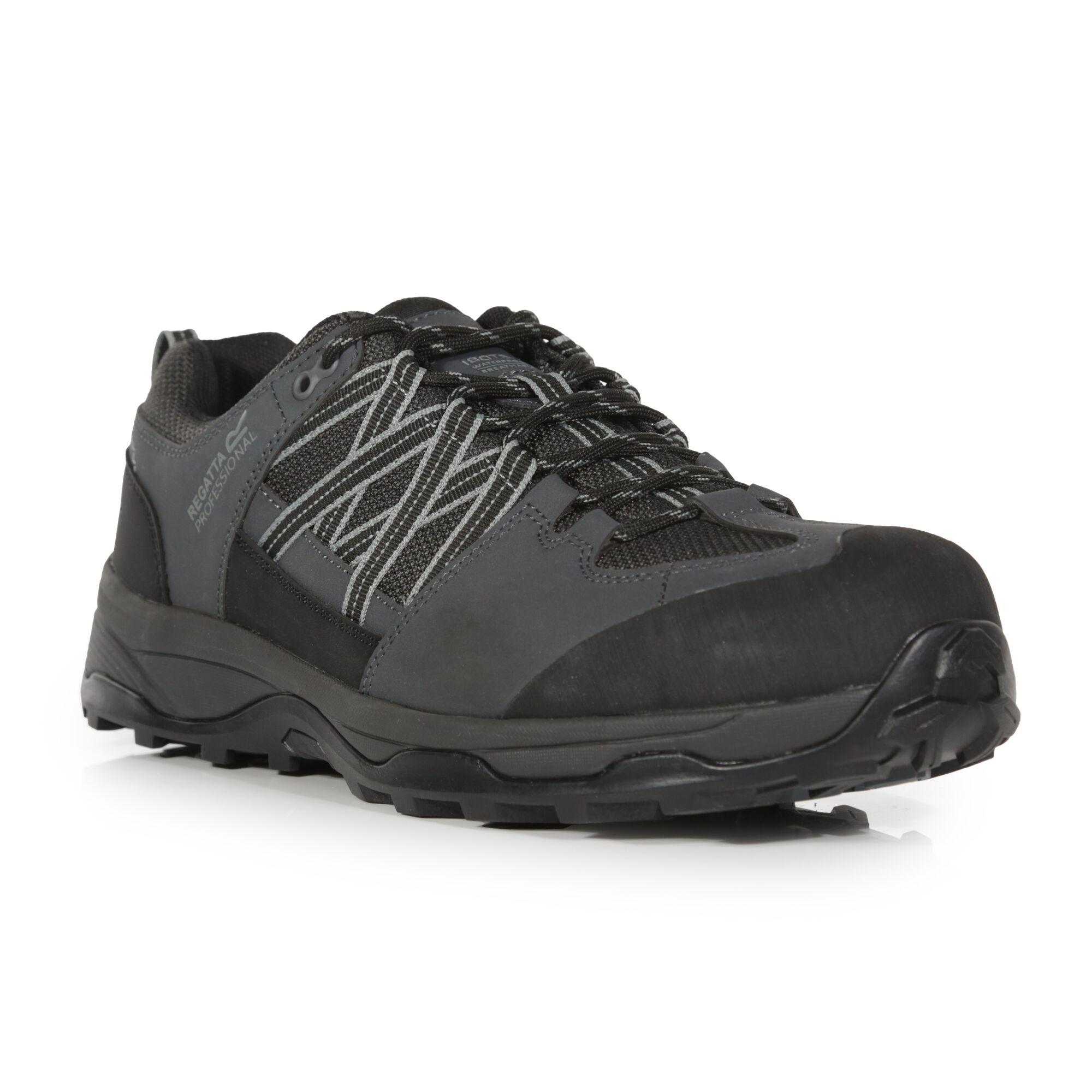Regatta Heren Clayton Safety Trainers (Zwart/Briar)