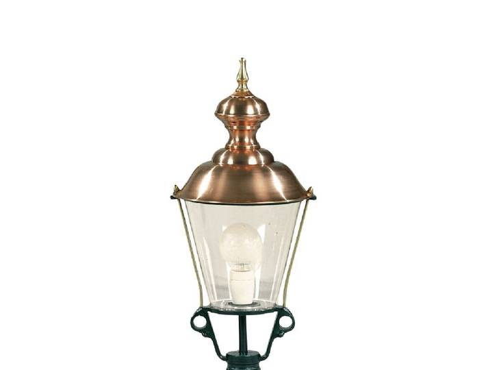 Nostalgische ronde lantaarn lamp Berghuizen K3A antraciet KS Verlichting - 1407