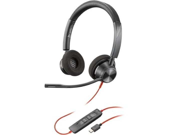 Poly Koptelefoon BW 3320, zwart