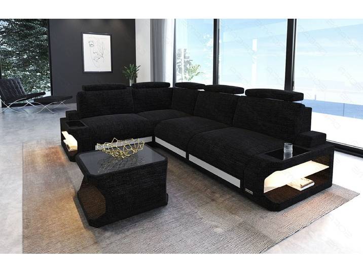 Stoff Ecksofa Siena L-Form