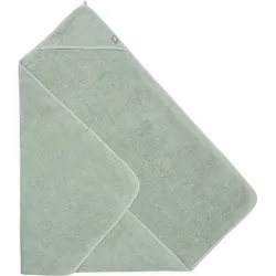 Jollein, Babybadetuch, Kapuzenhandtuch Frottee 100x100cm - Ash Green (100 x 100 cm)