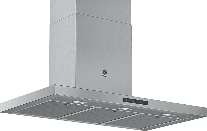 REACONDICIONADO Seminuevo Bueno Campana decorativa - Balay 3BC997GX, 440 m3/h, 4 velocidades, 55 dB, A+, Inox