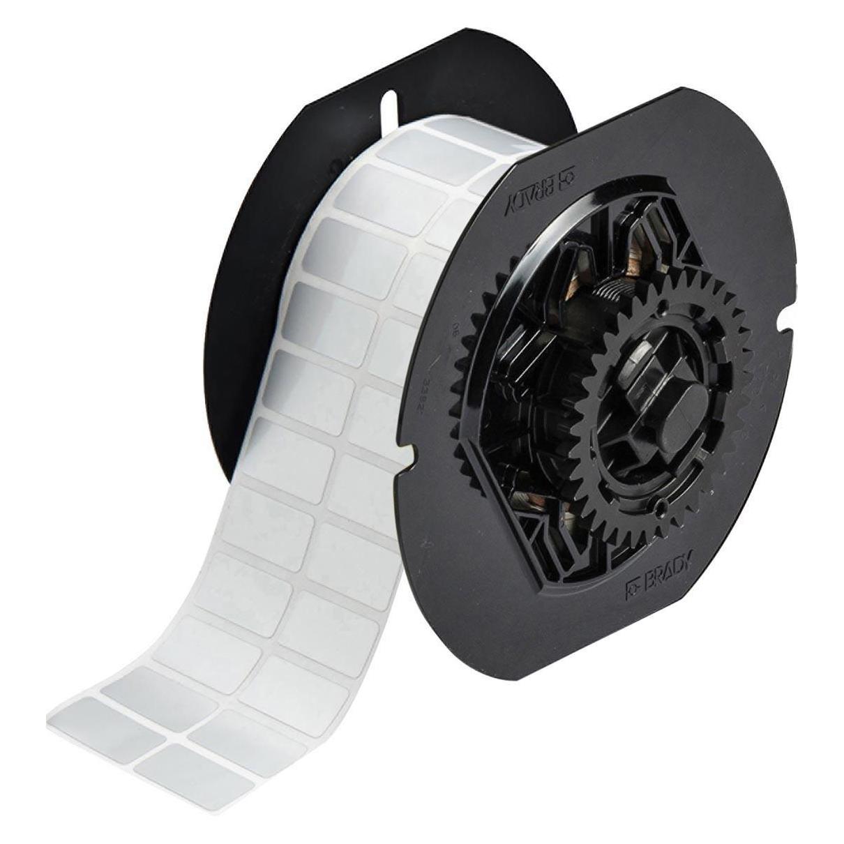 Brady B30-17-7563, metallisierter Polyester, Silber, satin, 50.80 x 25.40 mm, permanent (1226 E.) (63.50 mm) (B30-17-7563)