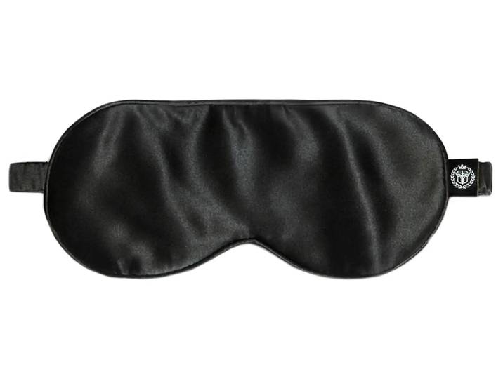 Schlafmaske Seide Bico / Farbe: Schwarz