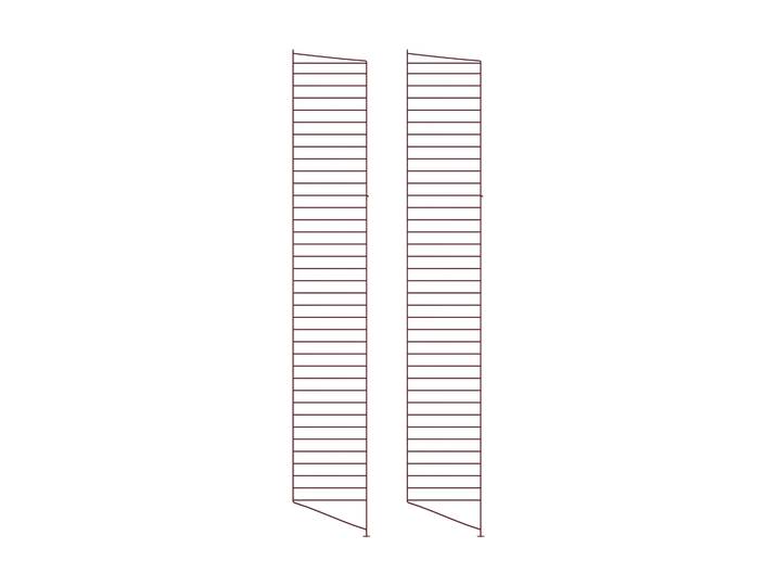String String Bodenleiter Dunkelrot, 200x30 cm, 2-teilig