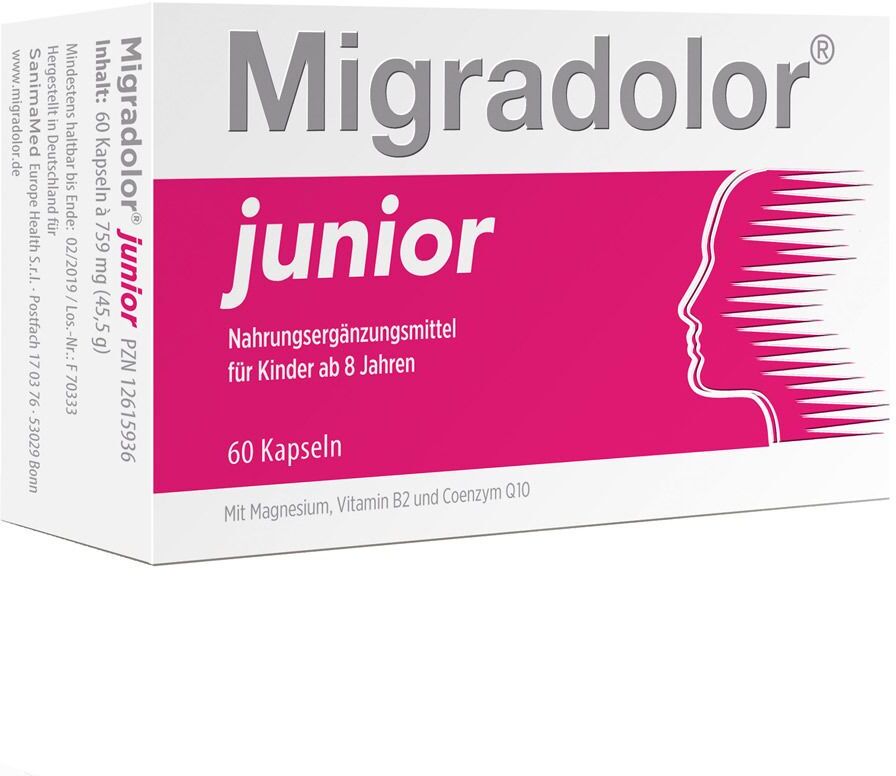 Migradolor Migralodor Junior Kapseln 60 St