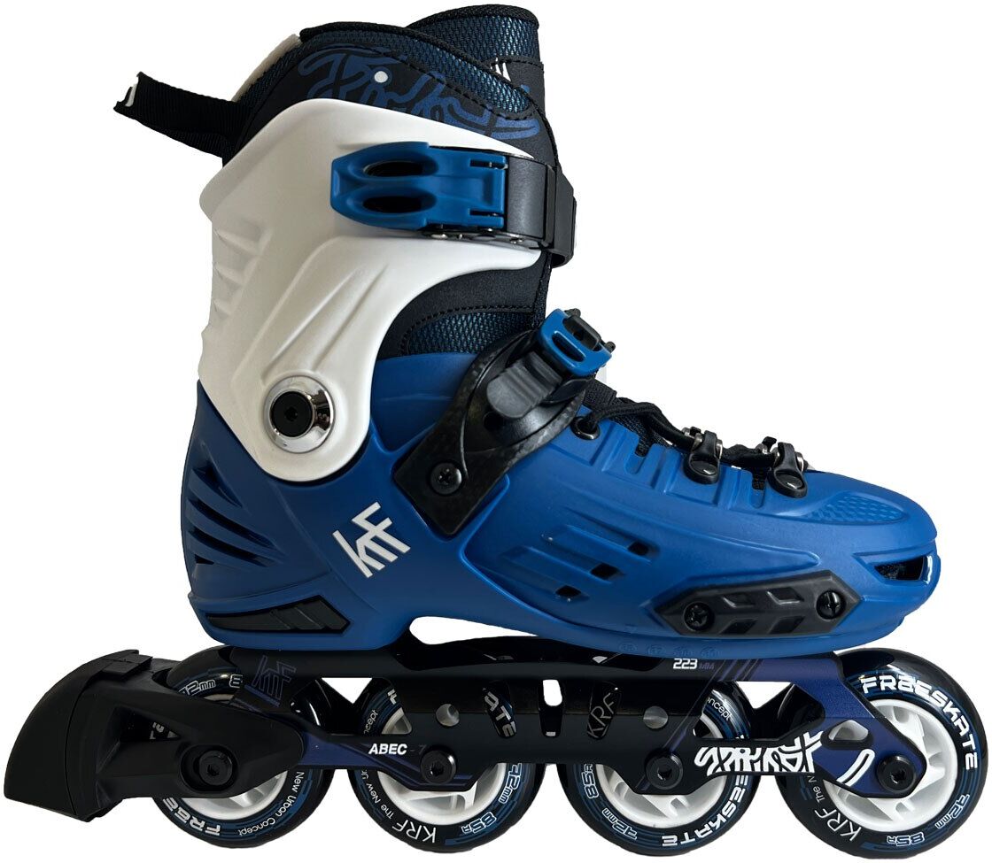 KRF Patín freeskate ajustable Hard First New .  (S) Azul