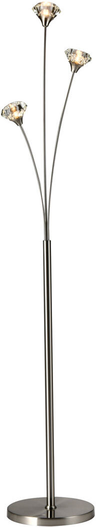 Canora Grey Sluss 170cm Tree Floor Lamp Satin Nickel 170cm H X 35cm W X 35cm D