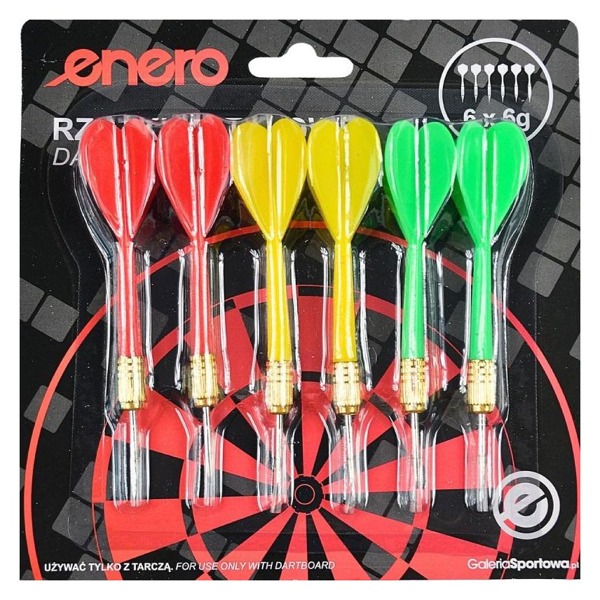 Enero Rzutki Lotki Metalowe Dart 6g Kpl.6szt (58794289)