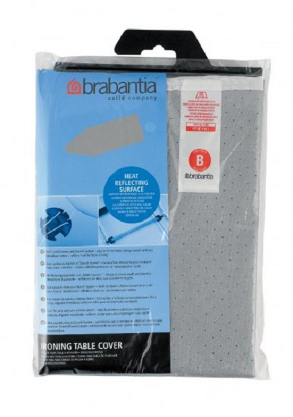Brabantia siliconen hoes met schuim, zilverkleurig