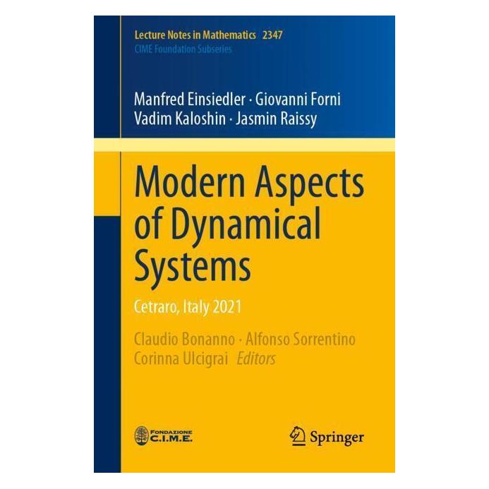 Springer Modern Aspects of Dynamical Systems (Englisch, Softcover, Giovanni Forni, Manfred Einsiedler, Vadim et al Kaloshin) (57056589)