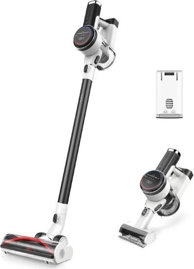 Tineco PURE ONE S12 Smarter, 2-in-1-Stabstaubsauger, Beutellos, Schwarz, Trocken, HEPA, Harter Boden
