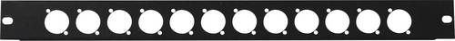 Omnitronic Frontplatte Z-19 12 x XLR (D-Typ) 1 HE