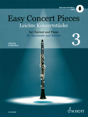 Schott Easy Concert Pieces Clarinet 3
