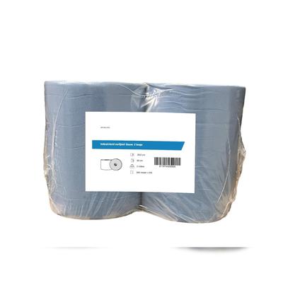 All Care Putztuchtuchrollen | blau | 2-lagig | 36 cm x 360 Meter | 2 Rollen | Papierhandtücher