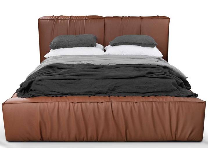 Xlmoebel Polsterbett Luxus Polsterbett aus Kunstleder in elegantem Design (Bett), Hergestellt in Europa