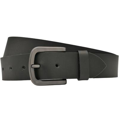 Ledergürtel ANNAMATONI "AnnaMatoni Ledergürtel Glint Ledergürtel Glint", Herren, Gr. TW85 - 100cm Gesamtlänge, schwarz (schwarz 790), 100% Leder, Gürtel Ledergürtel
