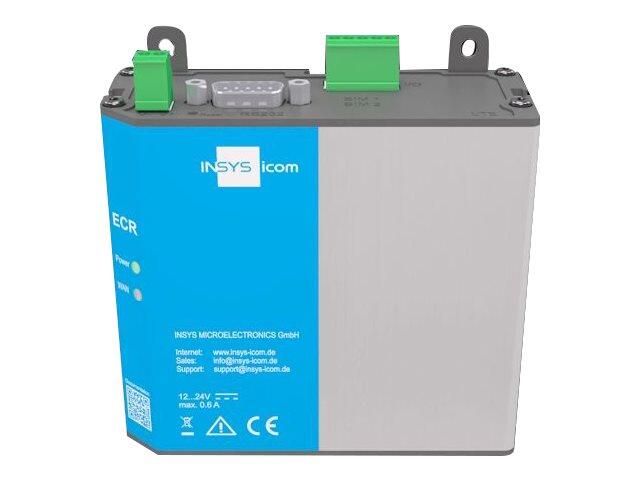 INSYS icom ECR LW300 - Wireless Router, WWAN 2-Port-Switch, VPN, 2x Ethernet 10/100BT, 1xRS232. 1xRS485, 2xdig.Ein 2xdig.Aus 10021494