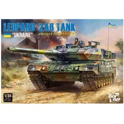 Border Model 1:35 BT031 Leopard 2A6 Tank - Ukraine Plastic Modelbouwpakket
