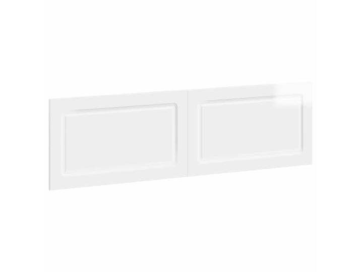 GHVBNMF Wandmontiertes Kopfteil 180x50 cm Hochglanz Weiß Holzwerkstoff Platzsparendes Wandbett-Rückenteil fürs Schlafzimmer aus robustem Holzwerkstoff mit eleganter Ablagefläche.