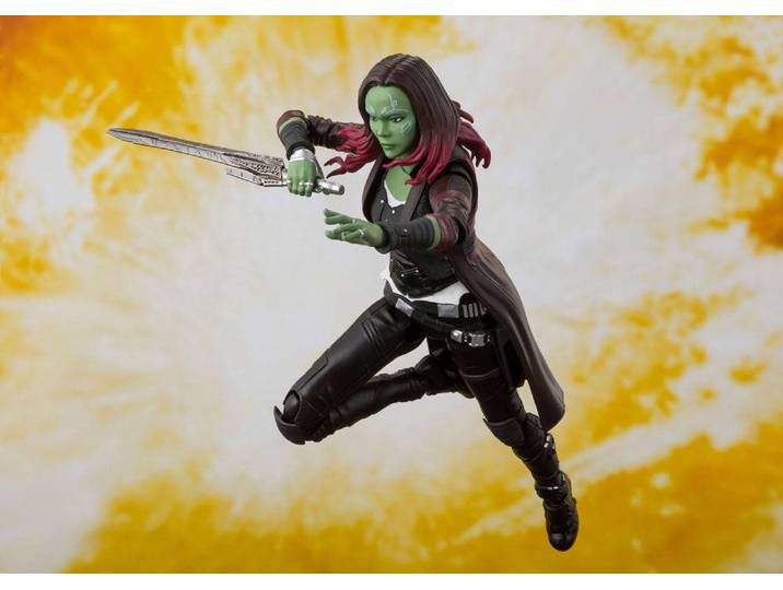 Bandai Tamashii Nations Actionfigur Avengers Infinity War Gamora 15 cm S.H. Figuarts Actionfigur