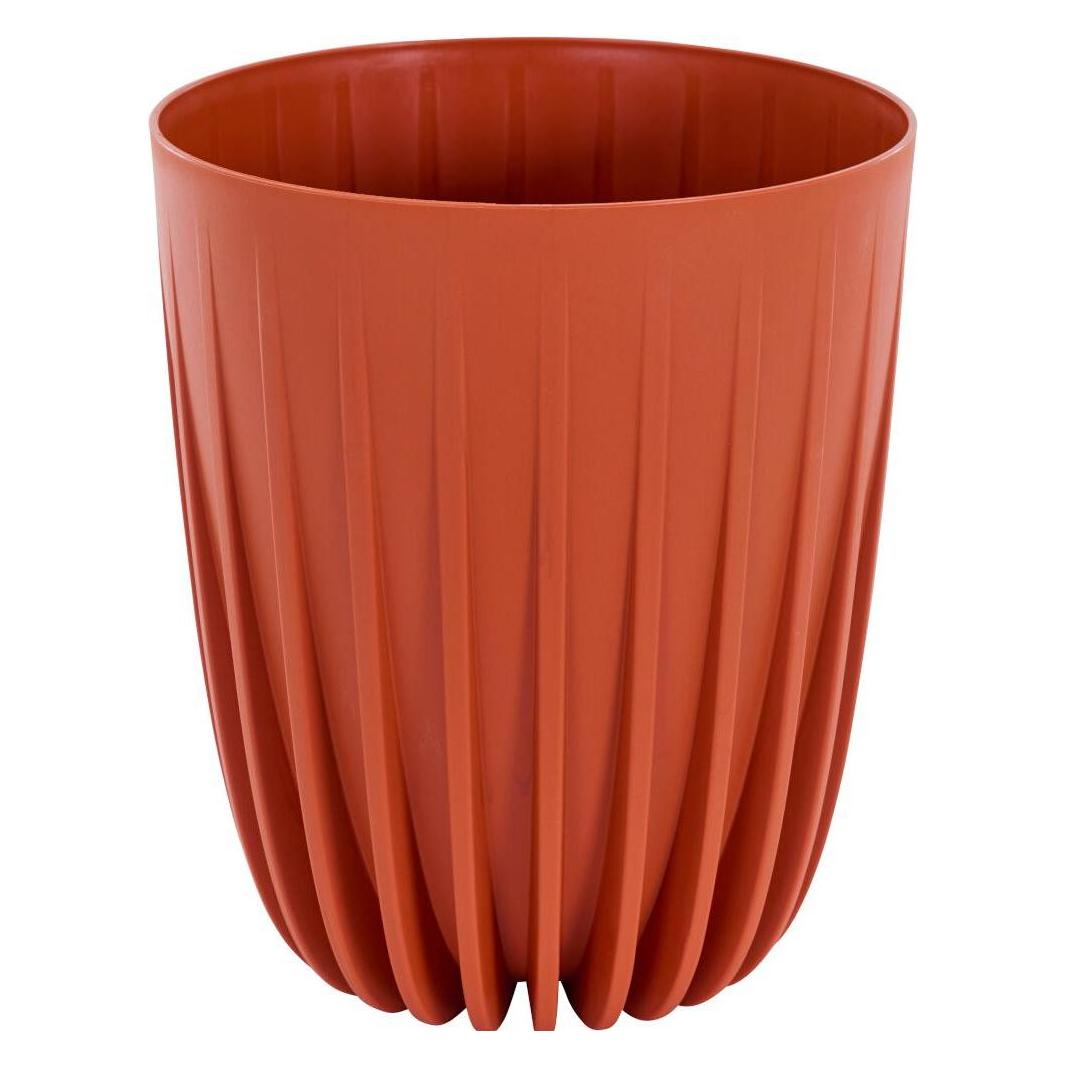 Siena Garden Pflanzgefäss Palma 25 cm brick Kunststoff 25 x 25 x 29,7 cm (25 x 25 x 29.70 cm) (LA907-40)