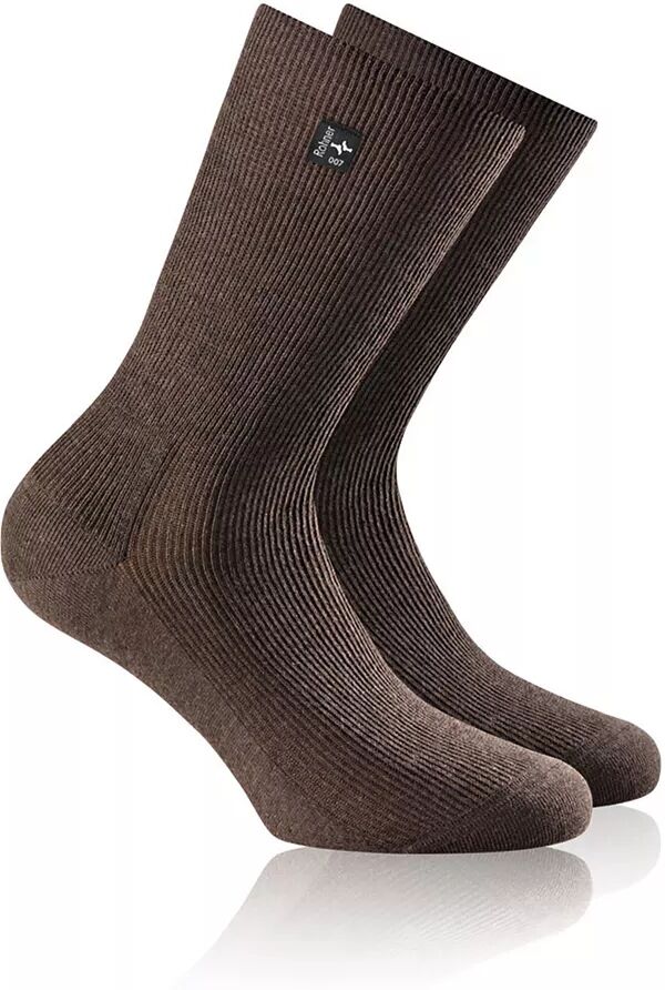 Rohner Advanced - Wadenlange Socken, für Herren, Dunkelbraun, Größe 45-46