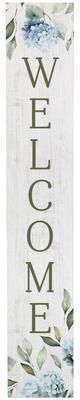 Sincere Surroundings Weatherproof Porch Board Welcome Hydrangeas