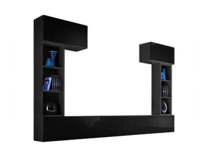 Xlmoebel Wohnwand Elegantes TV-Regal aus Holz im modernen Design, (Wohnwand), Hergestellt in Europa