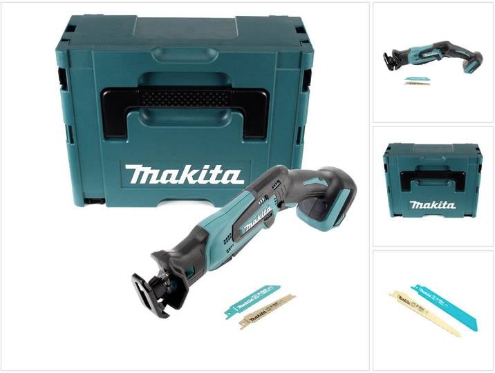 Makita DJR 183 ZJ 18V Li-ion Scie récipro sans fil + Coffret Makpac - sans Batterie ni Chargeur