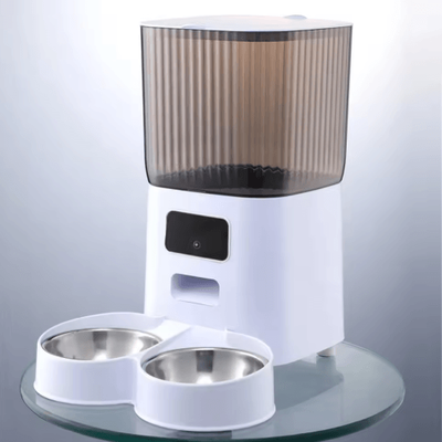 Inspire Picks Smart Automatic Pet Feeder With Camera And Voice Recorder 5L Dual Bowl Food Dispenser double Bowl Wifi