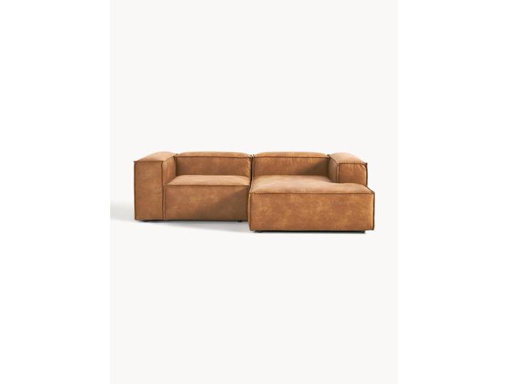Modulares Leder-Ecksofa Lennon (3-Sitzer)