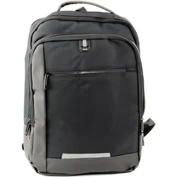 Business Rucksack USB Laptopfach Schwarz 16L 45cm