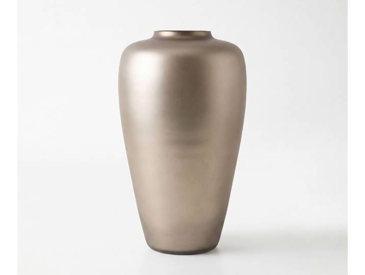 DELIFE Vase Somera B27 x T27 x H44 cm Glas Opal Mundgeblasen, Wohnaccessoires