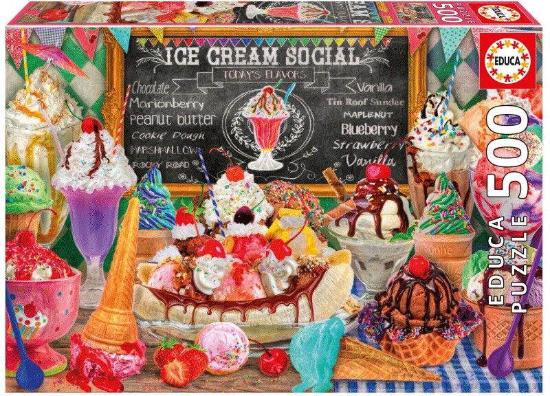 Puzzle 500 pcs Boutique de glaces - Educa