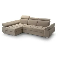 ECKSCHLAFSOFA Bianca beige links