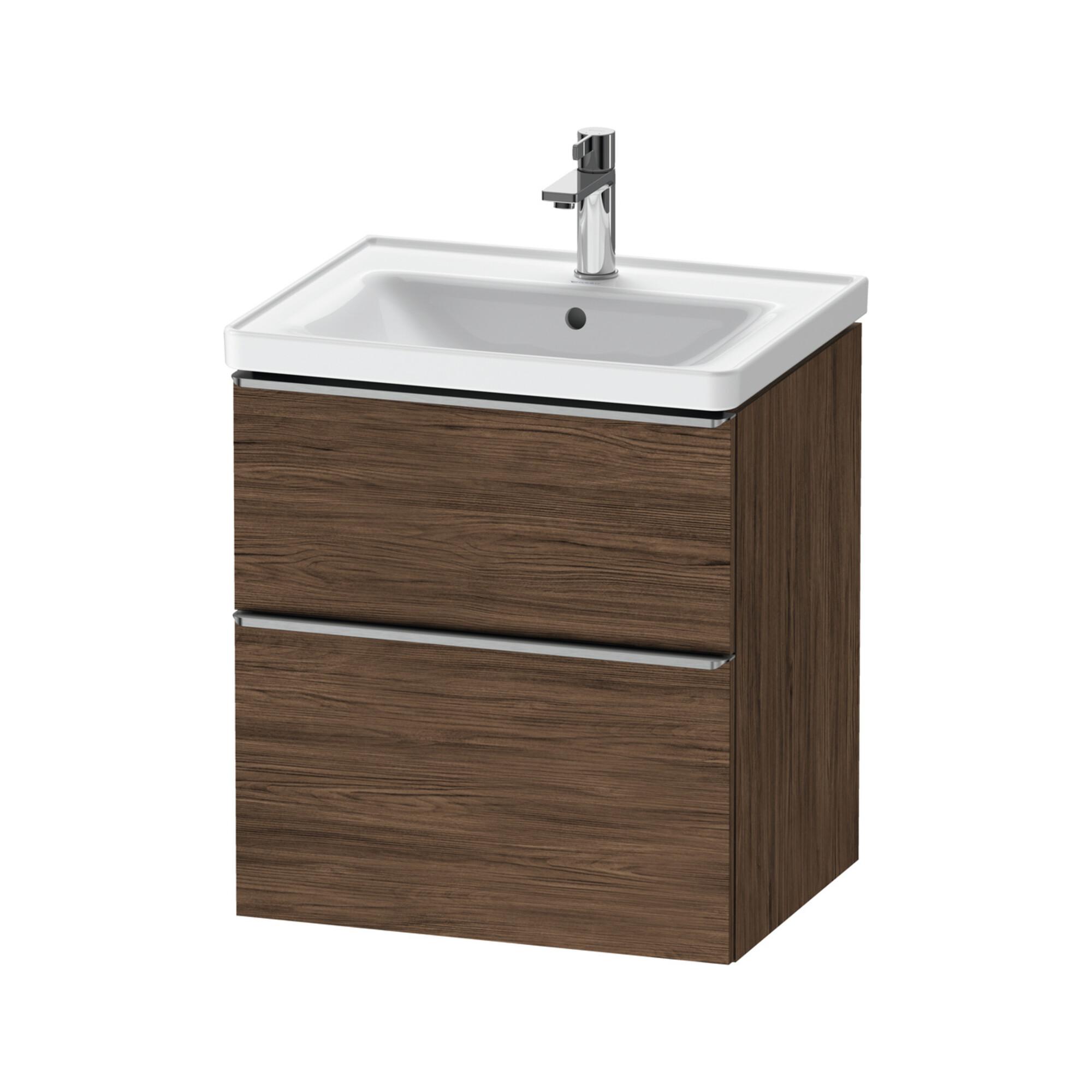 Duravit Waschtischunterschrank D-Neo 58,4x45,2x62,5cm, 1 Kast, ES geb/Nu dkl. (DE4359070210000)