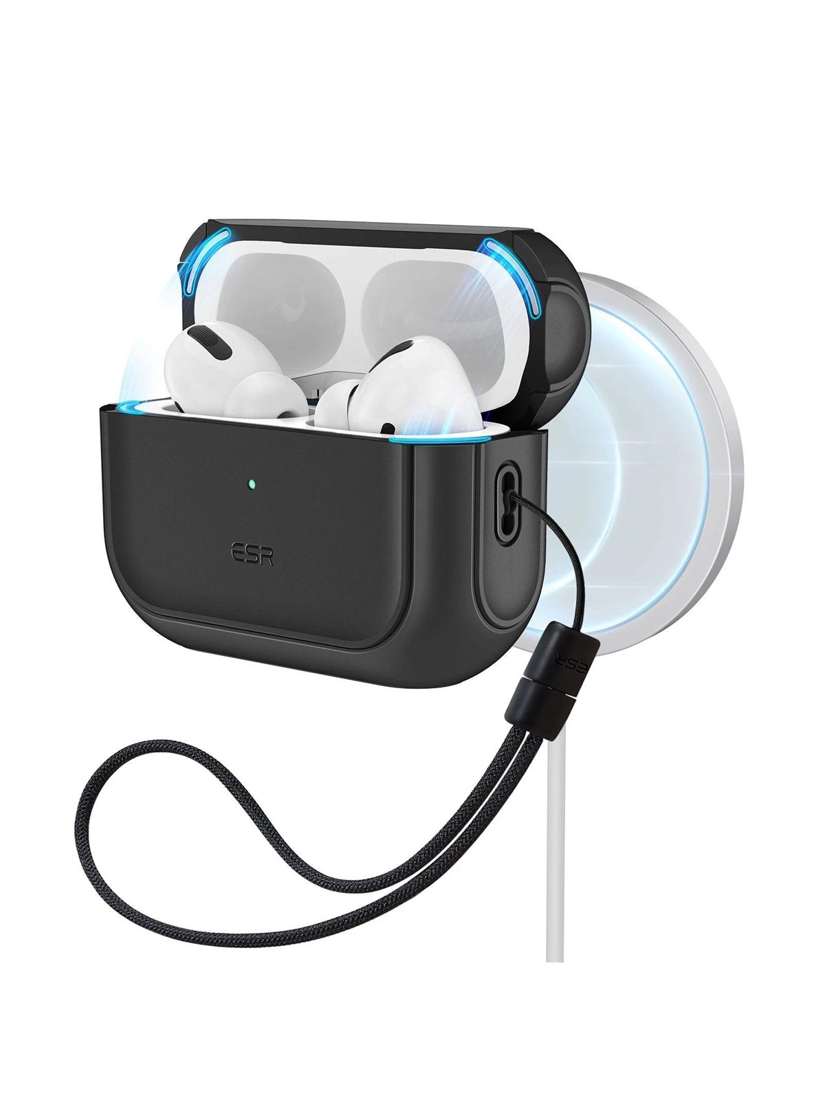 ESR Orbit Halolock with MagSafe for Apple AirPods Pro 1 / 2 - black