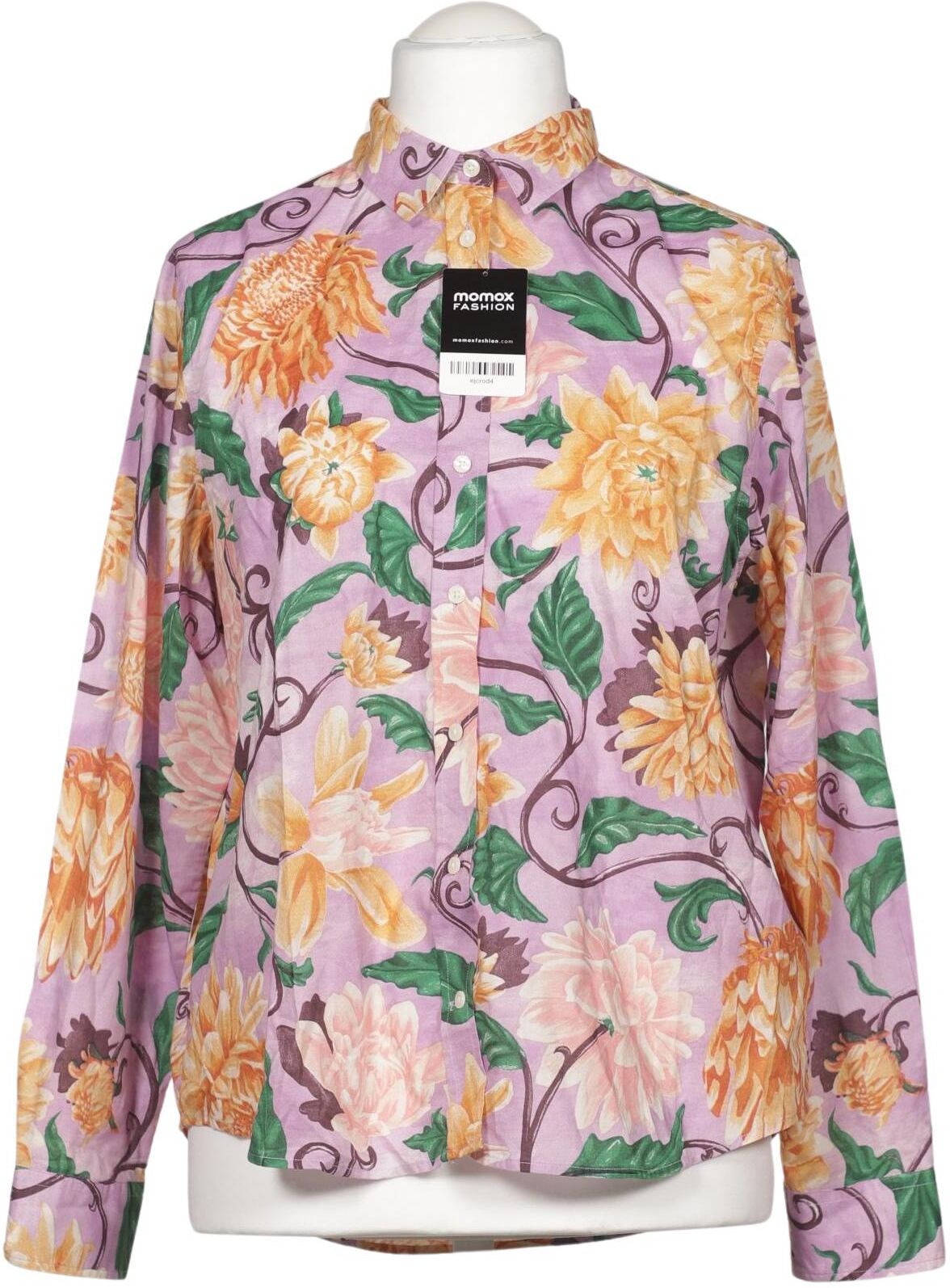 Gant Damen Bluse, Mehrfarbig, Gr. EU 44, Baumwolle - Second Hand