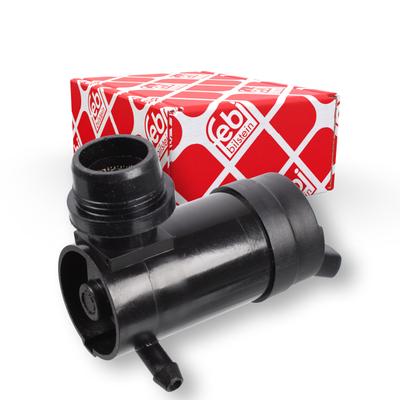 FEBI BILSTEIN Waschwasserpumpe, Scheibenreinigung 107496 hinten für KIA