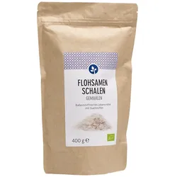 FLOHSAMENSCHALEN gemahlen Bio Pulver 400 g