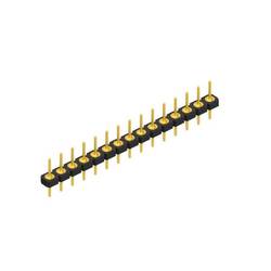 Fischer Elektronik Stiftleiste (Präzision) Anzahl Reihen: 1 10043850 10 St.