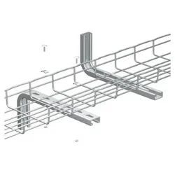 Legrand CM557890 Wand/Hängestielkonsole CC21S H250mm L400mm sendzimirverzinkt