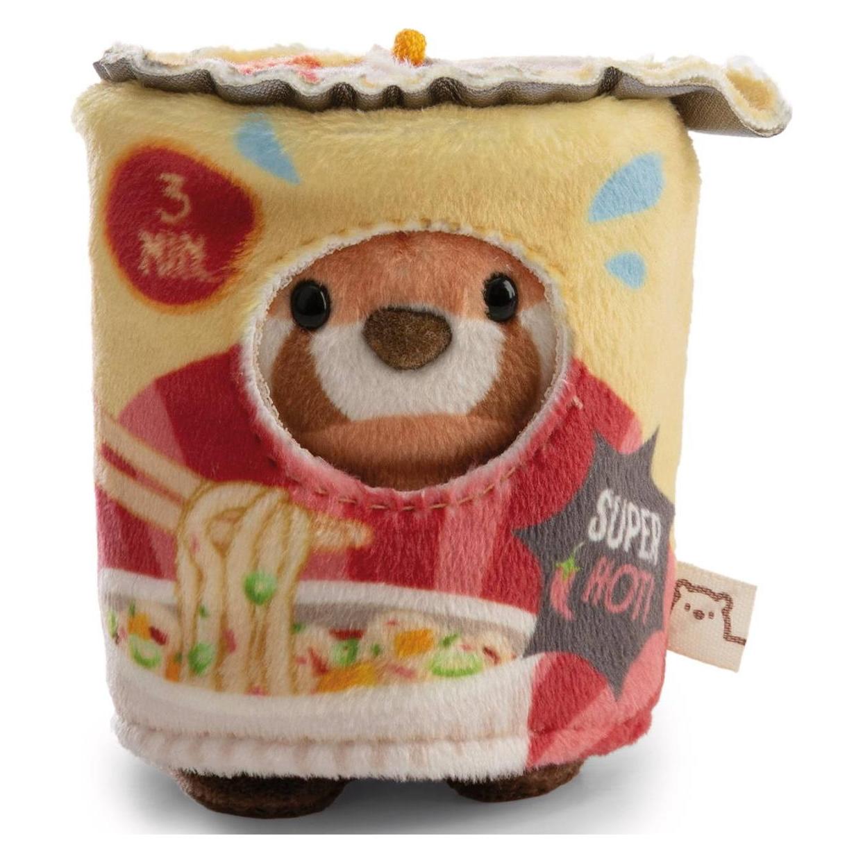 NICI plush toy red panda Akai with spice and instant noodle costume 8 cm (8 cm) (63385)