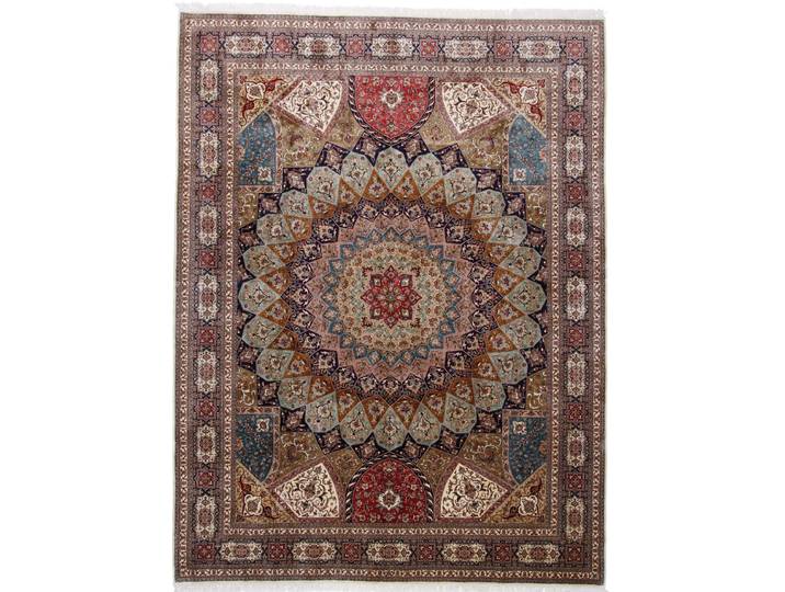 Kaschmir Seide Single knot Teppich 303x394 Handgeknüpft Orientteppich Seide
