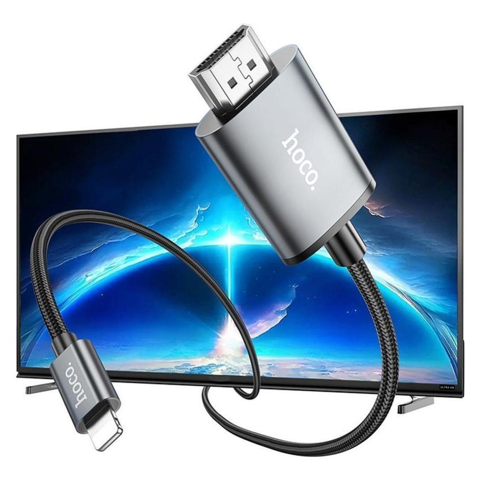 Hoco Lightning - HDMI (Typ A) (2 m) (45056626)
