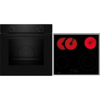 BX16B, Backofen-Set schwarz/edelstahl