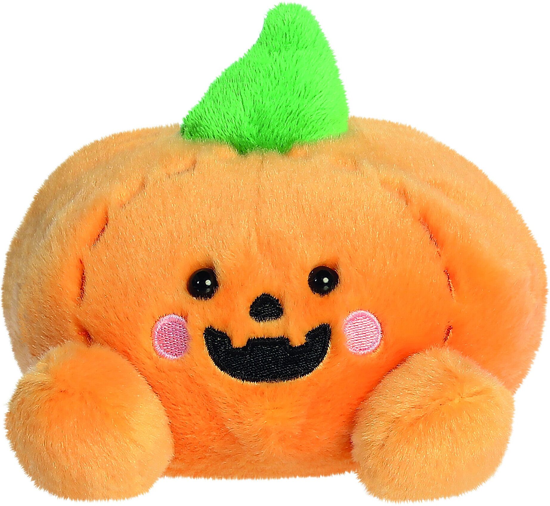 Palm Pals Wisp Jack O' Lantern 5in Plush - Halloween Toy - Aurora World - Orange - 5 in