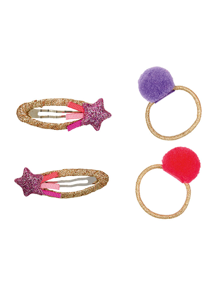 Die Spiegelburg Haarschmuck-Set "Prinzessin Lillifee" in Gold/ Lila/ Rot - onesize
