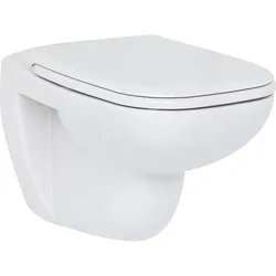 Wand-Tiefspül-WC Duravit D-Code spülrandlos, weiß